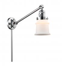 Innovations Lighting 237-PC-G181S - Canton - 1 Light - 8 inch - Polished Chrome -Adjustable Swing Arm