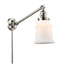 Innovations Lighting 237-PN-G181-LED - Canton - 1 Light - 8 inch - Polished Nickel -Adjustable Swing Arm