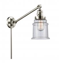 Innovations Lighting 237-PN-G184-LED - Canton - 1 Light - 8 inch - Polished Nickel -Adjustable Swing Arm