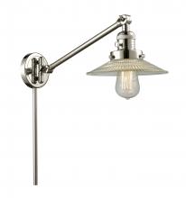 Innovations Lighting 237-PN-G2 - Halophane - 1 Light - 9 inch - Polished Nickel - Swing Arm