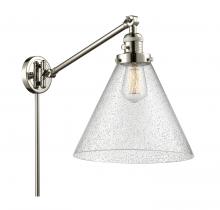 Innovations Lighting 237-PN-G44-L - Cone - 1 Light - 12 inch - Polished Nickel - Swing Arm