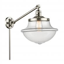 Innovations Lighting 237-PN-G542 - Oxford - 1 Light - 12 inch - Polished Nickel - Swing Arm