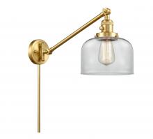 Innovations Lighting 237-SG-G72 - Bell - 1 Light - 8 inch - Satin Gold - Swing Arm