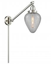 Innovations Lighting 237-SN-G165 - Geneseo - 1 Light - 8 inch - Brushed Satin Nickel - Swing Arm