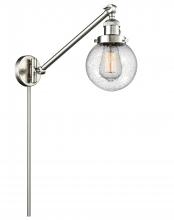 Innovations Lighting 237-SN-G204-6 - Beacon - 1 Light - 6 inch - Brushed Satin Nickel -Adjustable Swing Arm