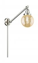 Innovations Lighting 237-SN-G208-6 - Beacon - 1 Light - 6 inch - Brushed Satin Nickel -Adjustable Swing Arm