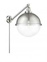 Innovations Lighting 237-SN-HFS-122-SN - Hampden - 1 Light - 13 inch - Brushed Satin Nickel - Swing Arm