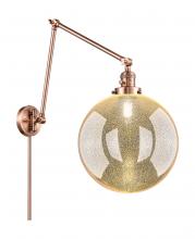 Innovations Lighting 238-AC-G208-12 - Beacon - 1 Light - 12 inch - Antique Copper -Adjustable Swing Arm