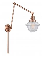 Innovations Lighting 238-AC-G534 - Oxford - 1 Light - 8 inch - Antique Copper -Adjustable Swing Arm