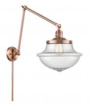 Innovations Lighting 238-AC-G544 - Oxford - 1 Light - 12 inch - Antique Copper -Adjustable Swing Arm