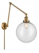 Innovations Lighting 238-BB-G204-12 - Beacon - 1 Light - 12 inch - Brushed Brass -Adjustable Swing Arm