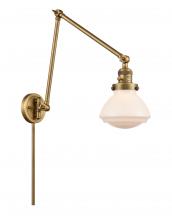 Innovations Lighting 238-BB-G321 - Olean - 1 Light - 9 inch - Brushed Brass - Swing Arm