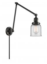 Innovations Lighting 238-BK-G52 - Bell - 1 Light - 8 inch - Matte Black - Swing Arm