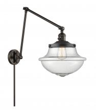 Innovations Lighting 238-OB-G544 - Oxford - 1 Light - 12 inch - Oil Rubbed Bronze -Adjustable Swing Arm