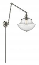 Innovations Lighting 238-SN-G544 - Oxford - 1 Light - 12 inch - Brushed Satin Nickel -Adjustable Swing Arm