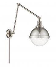 Innovations Lighting 238-SN-HFS-84-SN - Hampden - 1 Light - 9 inch - Brushed Satin Nickel - Swing Arm