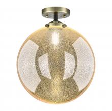 Innovations Lighting 284-1C-BAB-G208-12 - Beacon - 1 Light - 12 inch - Black Antique Brass - Semi-Flush Mount