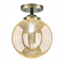 Innovations Lighting 284-1C-BAB-G208-8 - Beacon - 1 Light - 8 inch - Black Antique Brass - Semi-Flush Mount