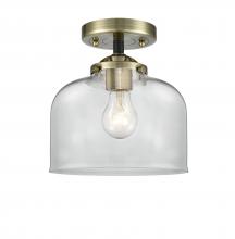 Innovations Lighting 284-1C-BAB-G72 - Bell - 1 Light - 8 inch - Black Antique Brass - Semi-Flush Mount