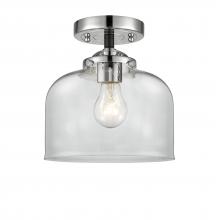 Innovations Lighting 284-1C-BPN-G72 - Bell - 1 Light - 8 inch - Black Polished Nickel - Semi-Flush Mount