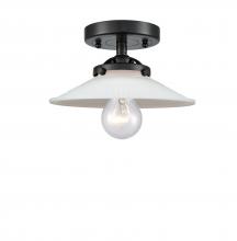 Innovations Lighting 284-1C-OB-G1 - Halophane 1 Light Semi-Flush Mount