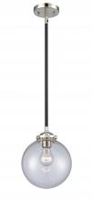 Innovations Lighting 284-1S-BPN-G204-8 - Beacon - 1 Light - 8 inch - Black Polished Nickel - Stem hung - Mini Pendant
