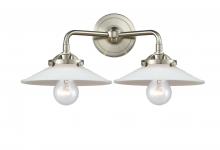 Innovations Lighting 284-2W-SN-G1-LED - Halophane 2 Light Bath Vanity Light