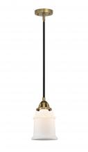 Innovations Lighting 288-1S-BAB-G181 - Canton - 1 Light - 6 inch - Black Antique Brass - Stem hung - Mini Pendant