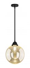 Innovations Lighting 288-1S-BK-G208-10 - Beacon - 1 Light - 10 inch - Matte Black - Stem hung - Mini Pendant