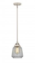 Innovations Lighting 288-1S-PN-G142 - Chatham - 1 Light - 7 inch - Polished Nickel - Stem hung - Mini Pendant