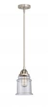 Innovations Lighting 288-1S-SN-G184 - Canton - 1 Light - 6 inch - Brushed Satin Nickel - Stem hung - Mini Pendant