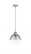 Innovations Lighting 288-1S-SN-HFS-81-SN - Hampden - 1 Light - 9 inch - Brushed Satin Nickel - Stem hung - Mini Pendant