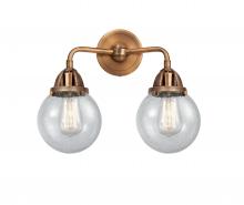 Innovations Lighting 288-2W-AC-G204-6 - Beacon - 2 Light - 14 inch - Antique Copper - Bath Vanity Light