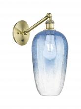 Innovations Lighting 317-1W-AB-G484-7SB - Brookhaven Flute - 1 Light - 7 inch - Antique Brass - Sconce