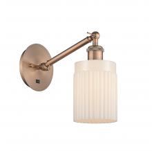 Innovations Lighting 317-1W-AC-G341 - Hadley - 1 Light - 5 inch - Antique Copper - Adjustable Sconce