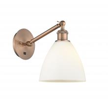 Innovations Lighting 317-1W-AC-GBD-751 - Bristol - 1 Light - 8 inch - Antique Copper - Adjustable Sconce