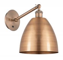 Innovations Lighting 317-1W-AC-MBD-9-AC - Bristol - 1 Light - 9 inch - Antique Copper - Adjustable Sconce
