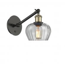 Innovations Lighting 317-1W-BAB-G92 - Fenton - 1 Light - 7 inch - Black Antique Brass - Adjustable Sconce