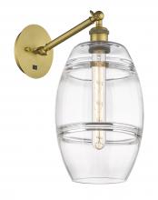 Innovations Lighting 317-1W-BB-G557-8CL - Vaz - 1 Light - 8 inch - Brushed Brass - Sconce