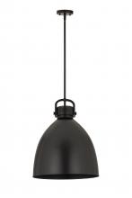 Innovations Lighting 410-1SL-BK-M412-18BK - Newton Bell - 1 Light - 18 inch - Matte Black - Pendant