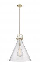 Innovations Lighting 410-1SL-CB-G411-18SDY - Newton Cone - 1 Light - 18 inch - Champagne Bronze - Pendant