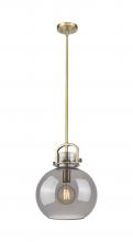 Innovations Lighting 410-1SM-BB-G410-12SM - Newton Sphere - 1 Light - 12 inch - Brushed Brass - Stem Hung - Mini Pendant