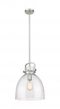 Innovations Lighting 410-1SM-SN-G412-12SDY - Newton Bell - 1 Light - 12 inch - Satin Nickel - Mini Pendant