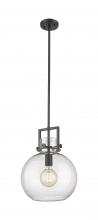 Innovations Lighting 411-1SM-BK-G410-12SDY - Newton Sphere - 1 Light - 12 inch - Matte Black - Mini Pendant