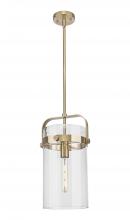 Innovations Lighting 413-1SM-CB-G413-1S-8CL - Pilaster - 1 Light - 8 inch Glass - Champagne Bronze - Pendant