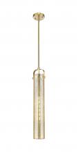 Innovations Lighting 413-1SS-CB-G413-1S-4ME - Pilaster - 1 Light - 4 inch Glass - Champagne Bronze - Pendant