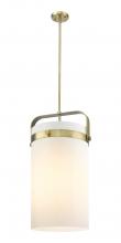 Innovations Lighting 413-4SL-BB-G413-4S-12WH - Pilaster - 4 Light - 12 inch - Brushed Brass - Pendant