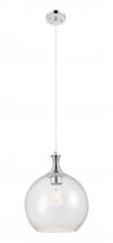 Innovations Lighting 415-1P-PN-G124-12 - Astor - 1 Light - 12 inch - Polished Nickel - Cord hung - Mini Pendant
