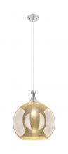 Innovations Lighting 415-1P-SN-G128-14 - Astor - 1 Light - 14 inch - Brushed Satin Nickel - Cord hung - Pendant