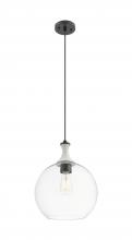 Innovations Lighting 415-1PR-BK-G122-12 - Astor - 1 Light - 12 inch - Matte Black - Cord hung - Mini Pendant